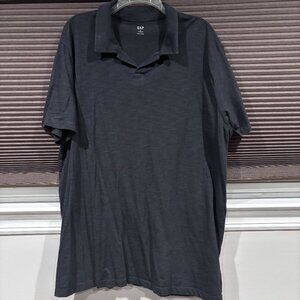 Gap Men's short sleeve polo tee Black SZ: XL